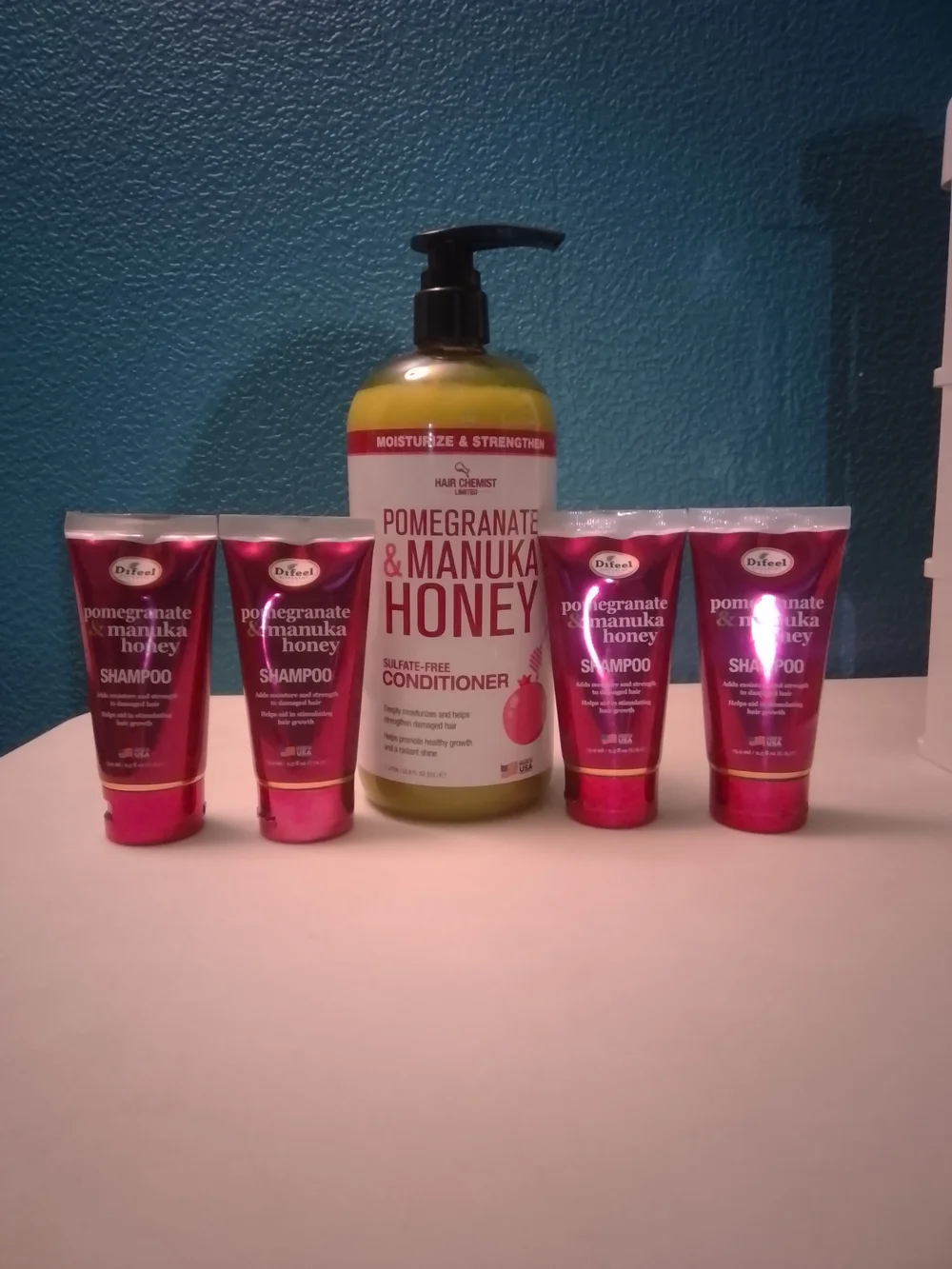 Pomegranate & Manuka Honey Conditioner and Shampoo -